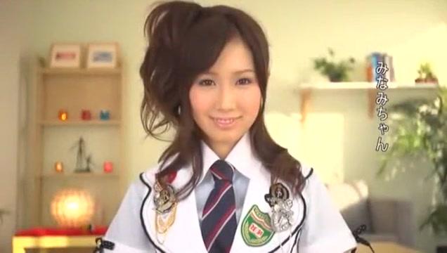 Wanking Horny Japanese girl Minami Kojima in Best Girlfriend, Handjobs JAV movie Pmv