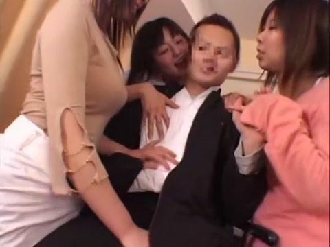 Crazy Japanese model in Horny Group Sex, Handjobs JAV scene - 1